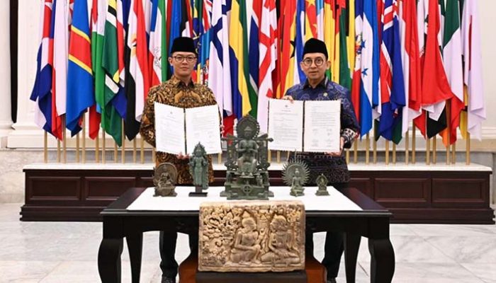 Indonesia Terima Kembali Enam Objek Diduga Cagar Budaya dari Amerika Serikat