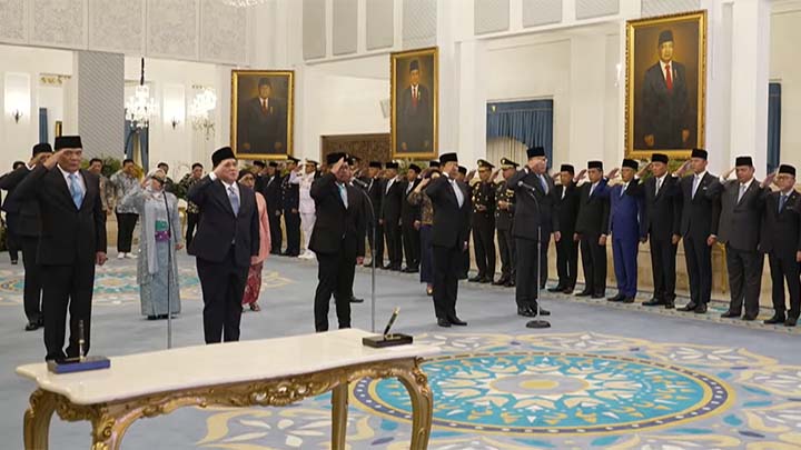 Reshuffle Kabinet Jilid III, Ini Daftar Pejabat yang Dilantik Prabowo